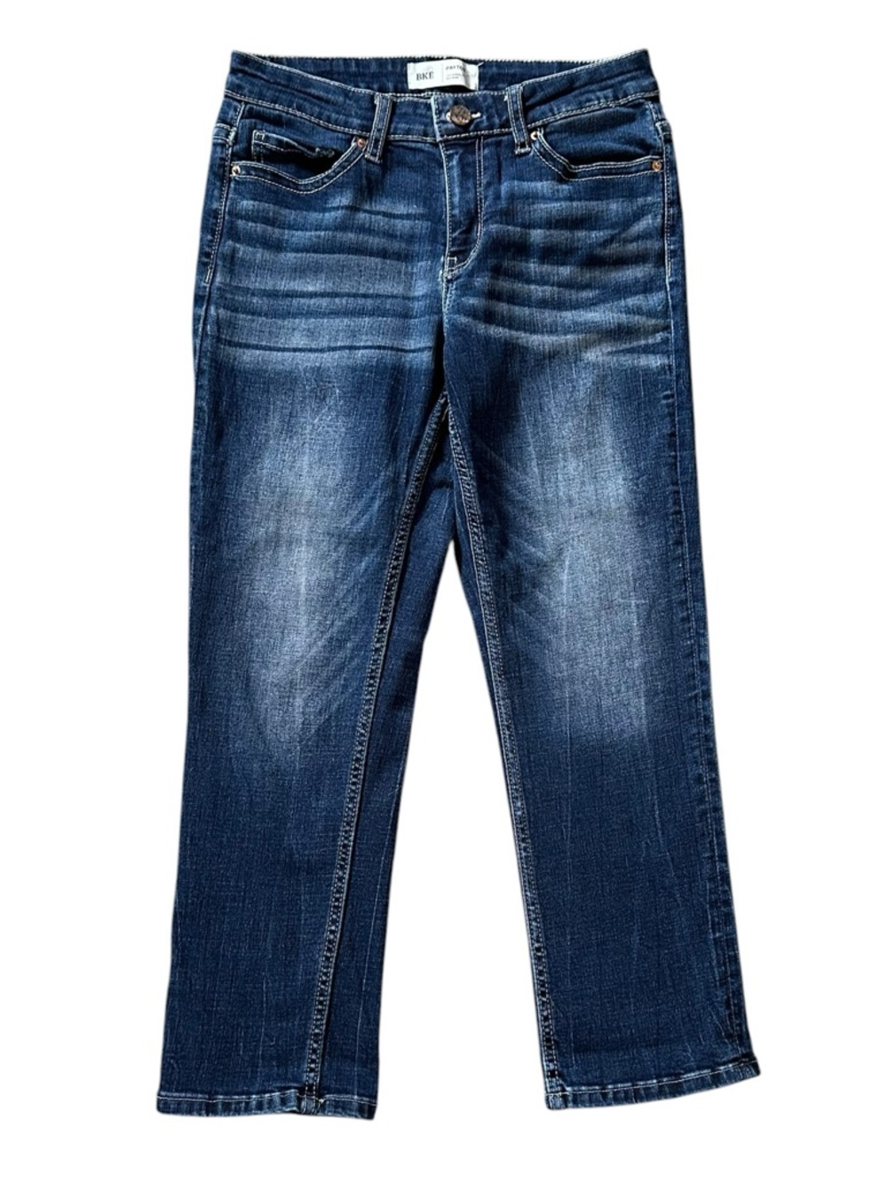 BKE by Buckle Payton Universal Fit Mid- Rise cropped stretch jeans size 26